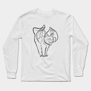 gargoyle cat Long Sleeve T-Shirt